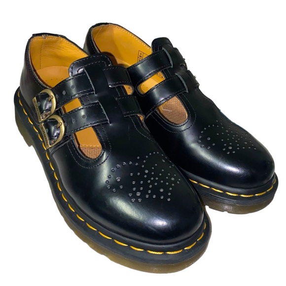Womens LIKE NEW Dr. Martens 8065 Mary Jane Casual Shoe - Black - Picture 6 of 12